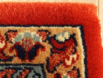 魁◆高級絨毯 ベルギー製 ウィルトン織 ウール 大判カーペット 大判 195×296㎝ 小花デザイン_画像7