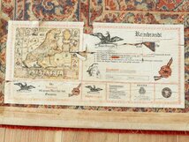 魁◆高級絨毯 ベルギー製 ウィルトン織 ウール 大判カーペット 大判 195×296㎝ 小花デザイン_画像9