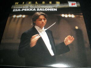 サロネン ニールセン 交響曲 第3番 広がりの交響曲 6番 素朴な交響曲 スウェーデン放送交響楽団 エサ＝ペッカ オリジナル 紙 未使用美品