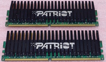 ◎PatriotMemory PVS28G6400ELK *PC2-6400/DDR2-800 240Pin DDR2 UDIMM 8GB(4GB x2) 動作品_画像2