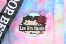 LOWBLOW KNUCKLE × BETTY BOOP ローズベティ刺繍 フェイクファーパーカ / L～XLサイズ / ローブローナックル ROSE BETTY ユニセックス_画像3