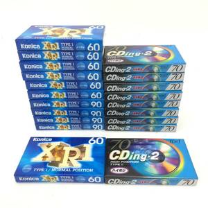 ★9 未開封 Konika コニカ TDK カセットテープ 20点セット まとめて ノーマルポジション ハイポジション まとめ売り 未使用