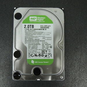 【検品済み】WD 2TB HDD WD20EARS (使用14696時間) 管理:オ-83