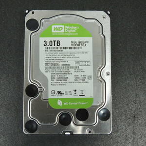 【検品済み】WD 3TB HDD WD30EZRX (使用17124時間) 管理:セ-39