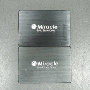 【2台まとめ売り/検品済み】Miracle MC800 SSD 240GB (使用時間：557h・13330h) 管理:チ-60