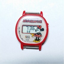 【 SEIKO 】 ALBA ウォルト・ディズニー正規ライセンス品 デジタル クォーツ Y792-5000 セイコー 未使用 ミニーマウス ミッキー_画像3