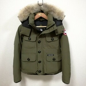 美品 カナダグース ラッセルパーカ RUSSELL PARKA ファー サザビー 国内正規品 ラッセル 2301JM カーキ ダウン ボンバージャケット 6-3