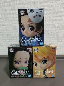 鬼滅の刃 フィギュア Qposket petit vol.1 竈門炭治郎 竈門禰豆子 我妻善逸 全３種セット