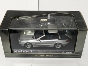 Minichamps ミニチャンプス 1/43 メルセデス ベンツ オペレーティング ルーフ Mercedes-Benz SL with operating roof 2001