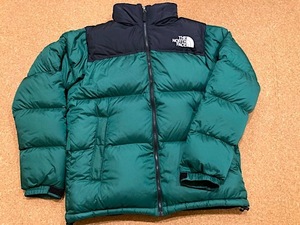 レア★ノースフェイス ヌプシ ダウンジャケット 緑/黒 ボタニカルガーデングリーン M ND91841★NUPTSE JACKET BD MOUNTAIN キャンプ 登山