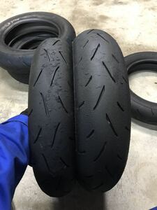 TT93GP PRO 中古前後セット　100/90-12 120/80-12 　①