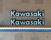 kawasaki カワサキ　タンクエンブレム　ロングピッチ　KZ1000LTD KZ900 14センチピッチ　Z1 Z2 Z550FX Z400FX_画像1