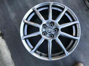 ZN6 86 GTリミテッド ハイパフォーマンスパッケージ 後期　ブレンボ用 純正 ホイール 1本 17×7.5Ｊ 5穴 PCD100