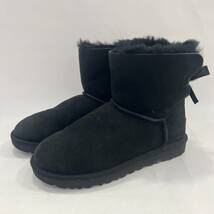 UGG アグ　ブーツ　US7　24㎝　バックリボン　F27018C　S/N1016501_画像1