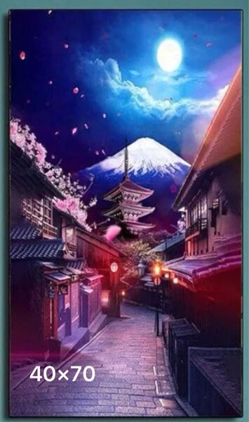 ダイヤモンドアート*ラウンド*和な風景