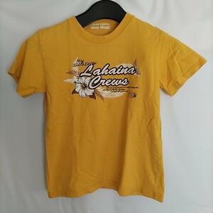 Lahaina Crews レディース　ハイビスカス　半袖　Tシャツ　イエロー　Mサイズ