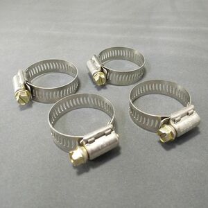 ステンレスバンド クランプ 38mm 4本セット 未使用 保管品