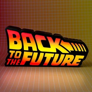 バックトゥザフューチャー ロゴライト 公式ライセンス品 Back to the future