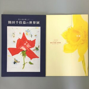 図録『花と虫を愛して　熊田千佳慕の世界展』　特別付録オリジナルアートカード付　朝日新聞社　　　昆虫　植物画　作品集　画集