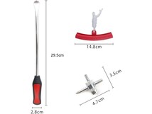 ★送料無料・即納★タイヤレバー、リムプロテクター、バルブコア 車 自転車 バイク タイヤ ホイール 交換 脱着 専用工具 ステンレス製_画像5
