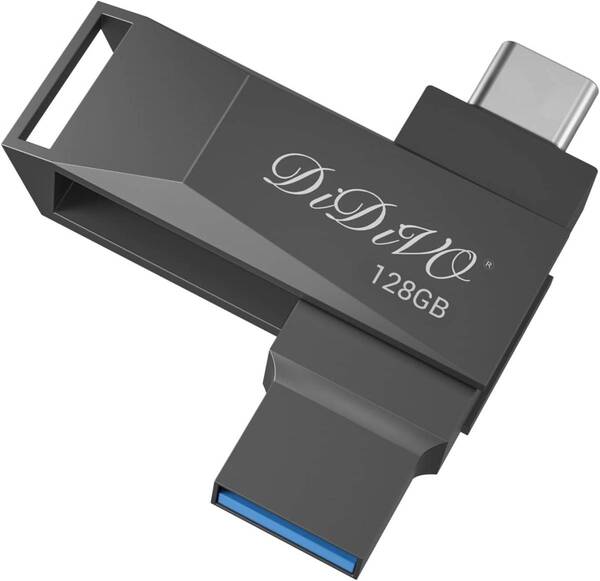 USBメモリ 128GB タイプC フラッシュドライブ スマホ/