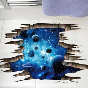  wall sticker YDC008D 3D planet cosmos fantasy ..DIY wallpaper interior seat peeling ... seal free shipping 