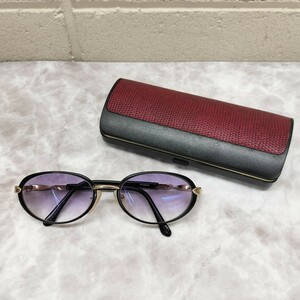 A【11-103】YVESSAINTLAURENT サングラス YSLロゴテンプル 31-8706 ブラック色×ゴールド色 メンズ レディース