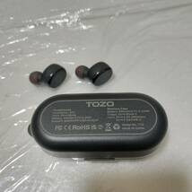 【1円オークション】 TOZO T10 Bluetooth ワイヤレスイヤホン Bluetooth5.3 IPX8完全防水 充電ケース付き 自動ペアリング TS01A000892_画像3