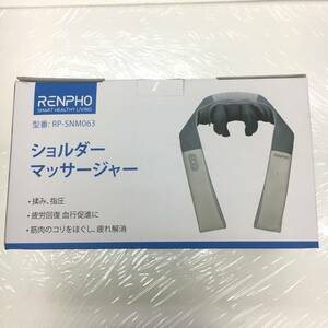 【1円オークション】 RENPHO ネックマッサージャー 医療機器認証取得 snm063 ネックマッサージャー 3Dショルダー TS01A001239