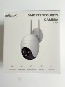 【1円オークション】防犯カメラ 監視カメラ 屋外 security camera 家庭用 500万画素 ワイヤレス カラー夜間撮影 動体検知 発光威嚇 ME01F65