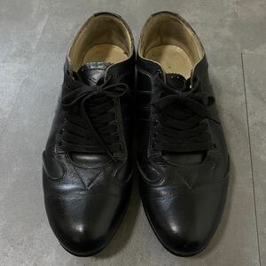 超希少　COMME des GARCONS HOMME コムデギャルソンオム■80s デカオム　川久保玲■レザー　トレーニング■シューズ　スニーカー■25.5cm