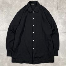 希少　COMME des GARCONS PLUS コムデギャルソンオムプリュス　■90s AD1992 川久保玲　■ブラック　■ニット 長袖シャツ　■ヴィンテージ_画像9