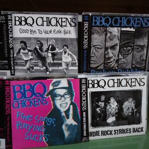 【CD4枚セット 送料無料】BBQ CHICKENS / Broken Bubbles・INDIE ROCK STRIKES BACK・GOOD BYE TO YOUR PUNK ROCK・Fine Songs Playing