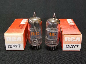 !!RCA 12AY7 same one Rod NOS goods pair #2464,RCA Vintage!!