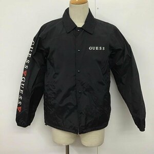 Guess S ゲス ジャケット、上着 ジャンパー、ブルゾン コーチジャケット Jacket 黒 / ブラック / 10081836