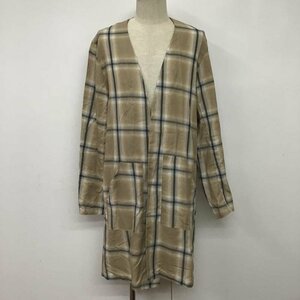 AZUL BY MOUSSY L アズールバイマウジー コート コート一般 251esy30-062c CHECK LONG COAT チェックロングコート Coat 10078944