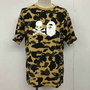 A BATHING APE M アベイシングエイプ Tシャツ 半袖 001CSG231915X mastermind VS A BATHING APE ドクロ カモ柄 T Shirt 10072028