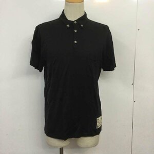 Softmachine L ソフトマシーン ポロシャツ 半袖 ボタンダウン Polo Shirt 黒 / ブラック / 10068411