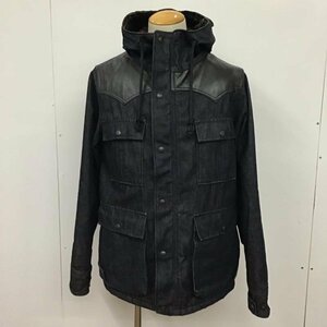 schott M ショット ジャケット、上着 ジャケット、ブレザー 7328 デニム レザー切替 マウンテンパーカー 牛革 Jacket 10072173