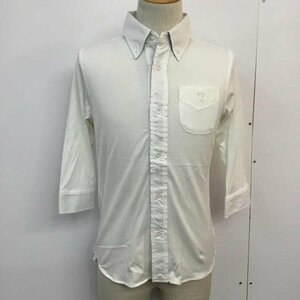 coen S コーエン シャツ、ブラウス 七分袖 ボタンダウン Shirt Blouse 白 / ホワイト / 10046540