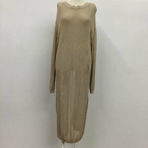 nano・universe FREE ナノユニバース ワンピース ロングスカート One-Piece Long Skirt ベージュ / ベージュ / 10074220