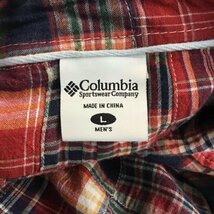 Columbia L コロンビア シャツ、ブラウス 半袖 PM7636 オッターロックシャツ ボタンダウン Shirt Blouse 赤 / レッド / 10060774_画像7