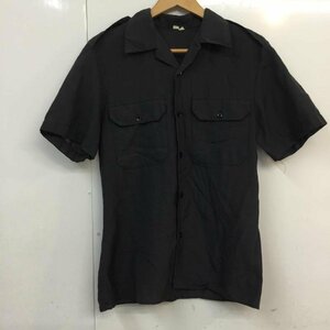 USED 表記無し 古着 シャツ、ブラウス 半袖 Shirt Blouse 黒 / ブラック / 10058291