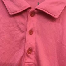 NIKE M ナイキ ポロシャツ 半袖 DRI-FIT SU131103 Polo Shirt 桃 / ピンク / 10058168_画像6