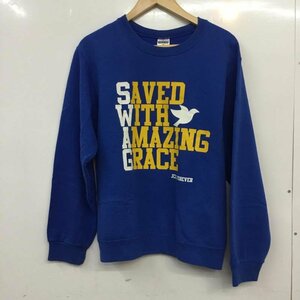 JERZEES S ジャージーズ トレーナー 長袖 スウェット 裏起毛 プリント Sweat Sweatshirt 青 / ブルー / 10062626