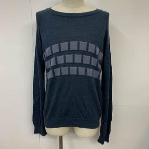 STUDIOUS 2 ステュディオス ニット、セーター 長袖 クルーネック Knit Sweater 紺 / ネイビー / 10041725