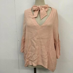 ZARA WOMAN S ザラウーマン カットソー 半袖 Cut and Sewn 桃 / ピンク / 10067542