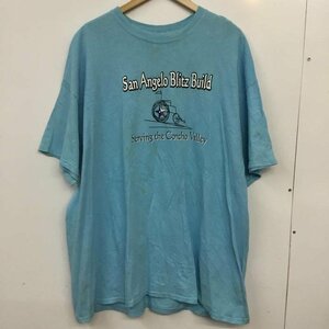 GILDAN 表記無し ギルダン Tシャツ 半袖 クルーネック プリント T Shirt 水色 / ライトブルー / 10063288