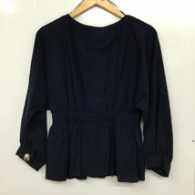 ZARA TRF S ザラティーアールエフ シャツ、ブラウス 長袖 タグ付 Shirt Blouse 紺 / ネイビー / 10072823_画像2