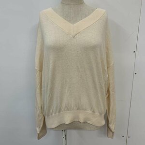 earth music&ecology FREE アースミュージックアンドエコロジー ニット、セーター 長袖 Vネック タグ付 Knit Sweater 10042012